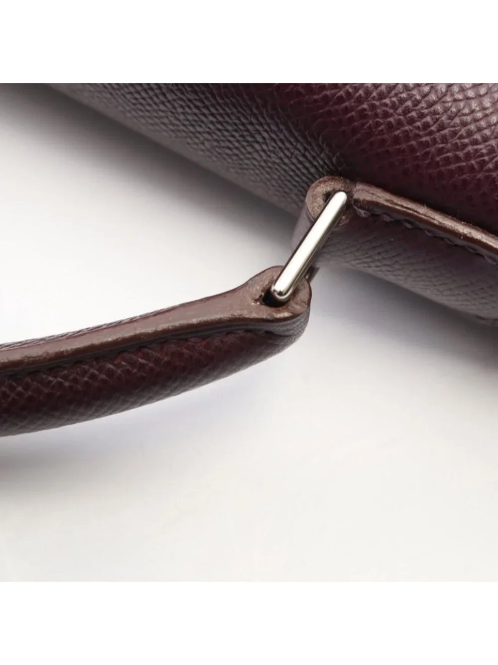 Hermes Briefcase Kelly Depeche 34 Violet Leather